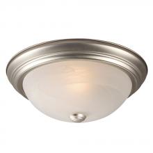  ES635032PT - Flush Mount Ceiling Light - in Pewter finish with Marbled Glass