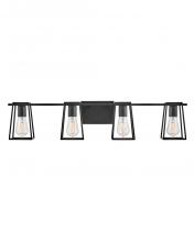  5164BK - Large Four Light Vanity