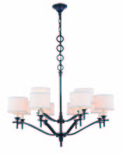  1527D35BZ - Segovia Collection Chandelier W35 H27 Lt:12 Bronze Finish