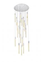  2067G42C - Weston 25 Lights Pendant in Chrome