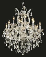  2801D27C/RC - Maria Theresa 13 Light Chrome Chandelier Clear Royal Cut Crystal