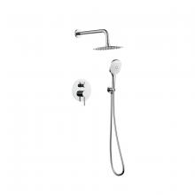  FAS-9001PCH - George Complete Shower Faucet System with Rough-in Valve in Chrome