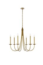  LD810D36BR - Cohen 36 Inch Pendant in Brass