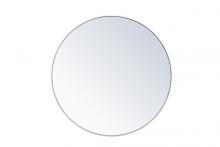  MR4044WH - Metal Frame Round Mirror 42 Inch in White