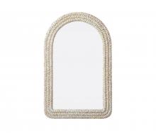  MR4G2742LN - Arch Cornhusk Mirror 27x42 in Linen White