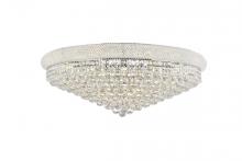  V1800F36C/RC - Primo 20 Light Chrome Flush Mount Clear Royal Cut Crystal