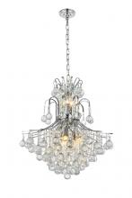  V8002D22C/RC - Toureg 11 Light Chrome Chandelier Clear Royal Cut Crystal