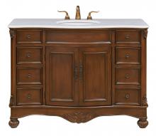  VF-1034 - 48 In. Single Bathroom Vanity Set in Teak Color