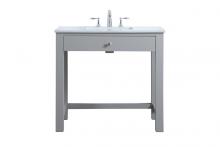  VF14836GR - 36 Inch Ada Compliant Bathroom Vanity in Grey