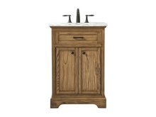  VF15024DW - 24 Inch Single Bathroom Vanity in Driftwood