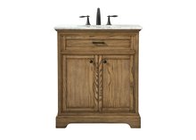  VF15030DW - 30 Inch Single Bathroom Vanity in Driftwood