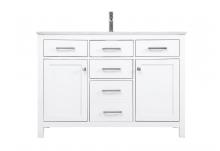  VF23348WH - 48 Inch Single Bathroom Vanity in White