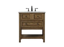  VF27030DW - 30 Inch Single Bathroom Vanity in Driftwood