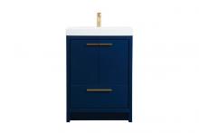  VF46024MBL - 24 Inch Single Bathroom Vanity in Blue