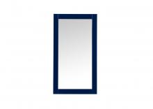  VM21832BL - Aqua Vanity Mirror 18x32 Inch in Blue