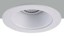  R4-493MW - 4" Matte White Trim Matte White baffle 50W MR16