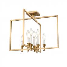  DVP37112BR - Carisbrooke 21" Semi-flush, Brass