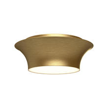  FM523013BG - Emiko 12-in Brushed Gold 2 Lights Flush Mount