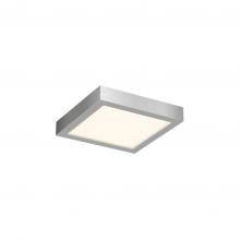 Dals CFLEDSQ06-CC-SN - 6 Inch Square Indoor/Outdoor LED Flush Mount