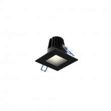  RGR2SQ-CC-BK - 2 Inch Square Indoor/Outdoor Regressed Down Light