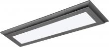Nuvo 62/1175 - Blink Plus Profile - 22W- 7&#34; x 25&#34; Surface Mount LED - 3000K - Gun Metal Finish - 100-277V