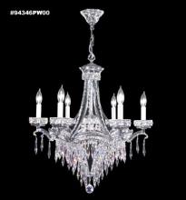 James R Moder 94346PW00 - Dynasty Cast Brass 6 Arm Chandelier