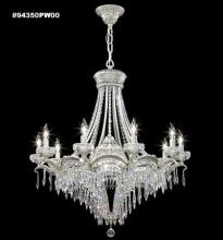  94350PW00 - Dynasty Cast Brass 12 Arm Chandelier