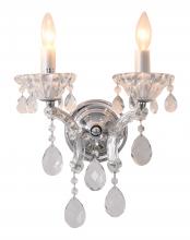  4307WB-C - Metal & Crystal Wall Sconce