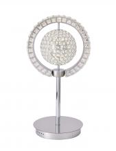  6430T - Metal & Crystal LED Table Lamp