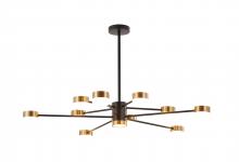  BE18C38B - Black LED Chandelier