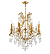 Bethel International Canada BET65 - Chandelier Antique Brass