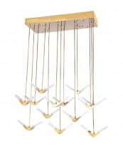 Bethel International Canada BU01C43G - Gold LED Chandelier