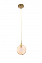  BU05P7G - Gold LED Single Pendant Lighting