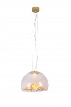  DLS16P15G - Gold Single Pendant Lighting