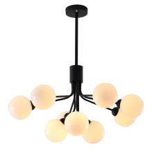  DLS32C23W - Metal & Glass Chandelier