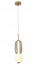  DLS34P15WG - Metal & Glass LED Pendant