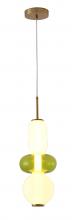  DLS35P17WG - Metal & Glass LED Pendant