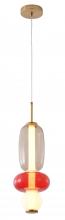  DLS37P17WGR - Metal & Glass LED Pendant