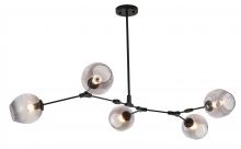  DLS57C59B - Metal & Glass Chandelier