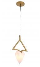  DLS60P12G - Metal & Acrylic Pendant