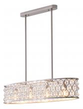  DU163C35SN - Metal & Crystal Chandelier