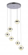  FT44C16CH - Chrome LED Chandelier