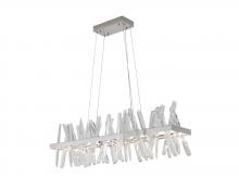 Bethel International Canada FT96C39CH - Stainless Steel & Crystal LED Chandelier