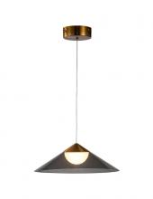  GL333P13G - Metal & Acrylic LED Pendant