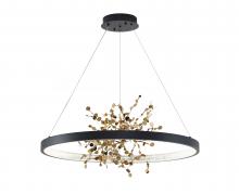  GL350C32B-2 - Sand Black LED Chandelier