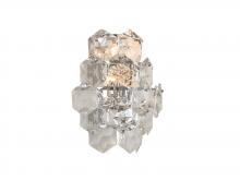  GL434W14CH - Stainless Steel & Crystal Wall Sconce