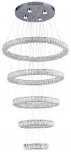  KD07-3 - Chrome LED Single Pendant Lighting