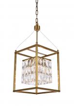  LA11AB-10 - Antique Brass Chandelier