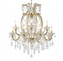  LA4307C33BR - Satin Brass Chandelier