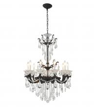  LA50C28BLK - Satin Black Chandelier